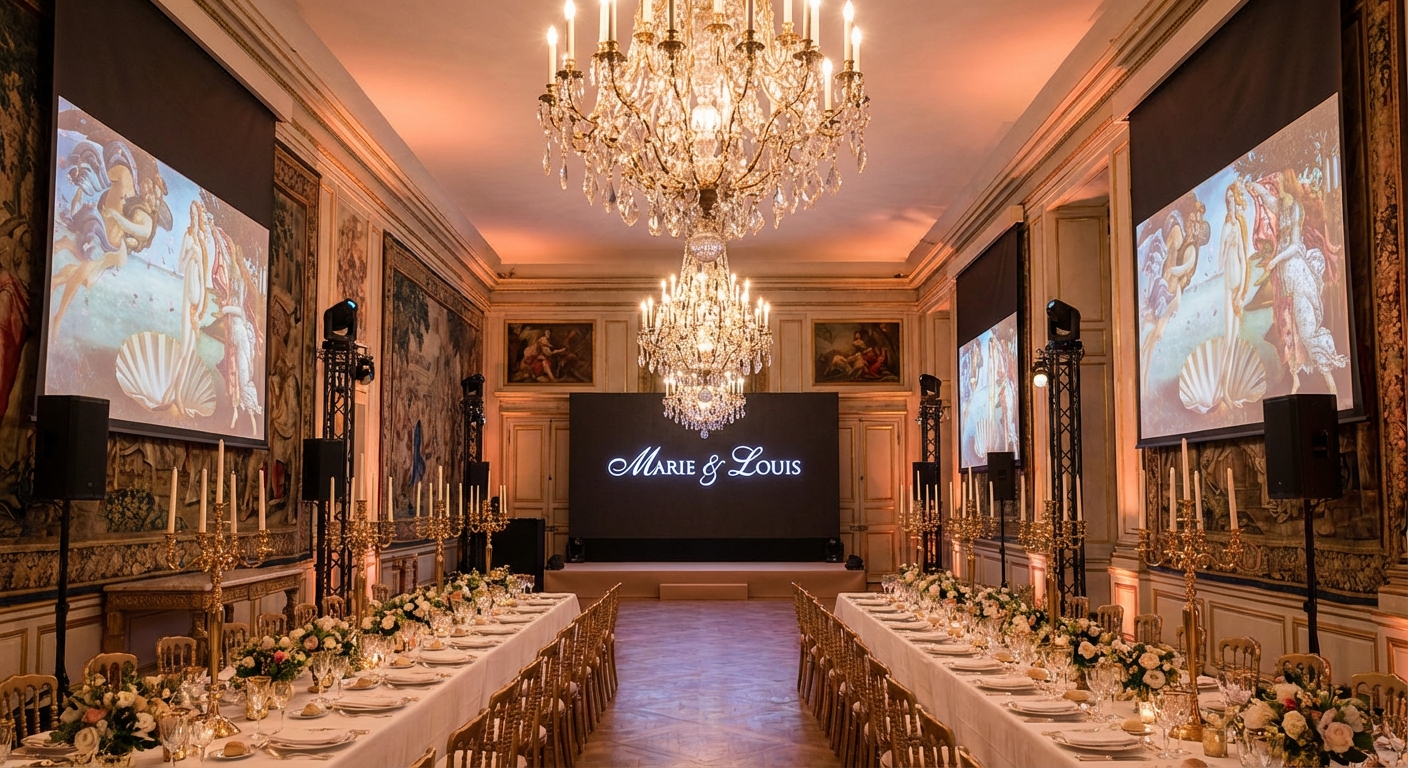 Mariage Château de Fontainebleau - Salons historiques
