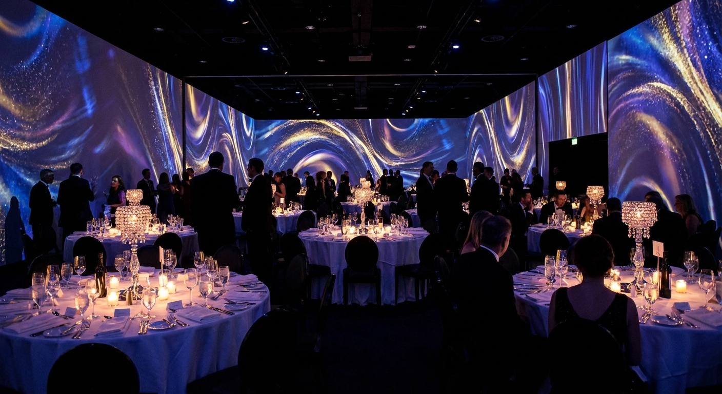Gala Pavillon Seine Levallois - Projection immersive