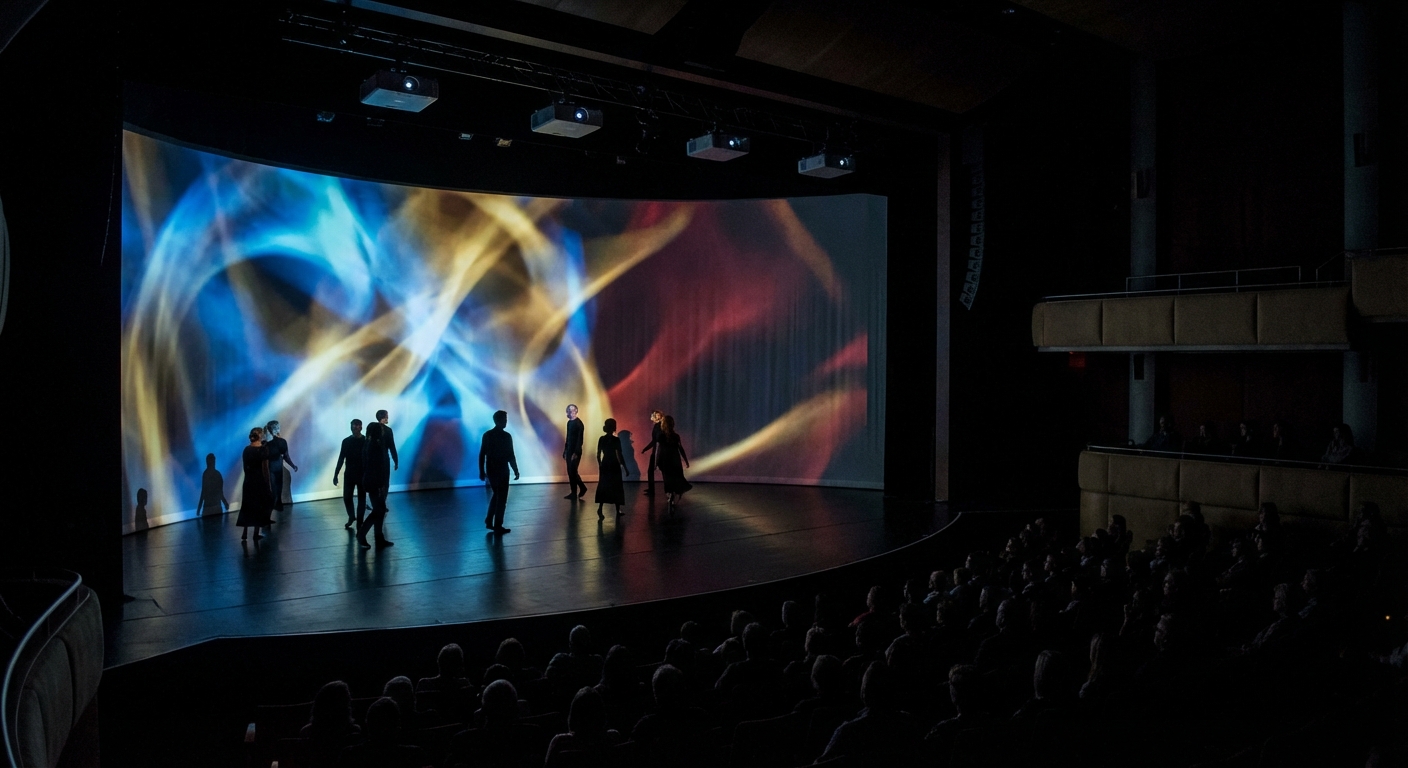 Spectacle Théâtre Montreuil - Projection scénique