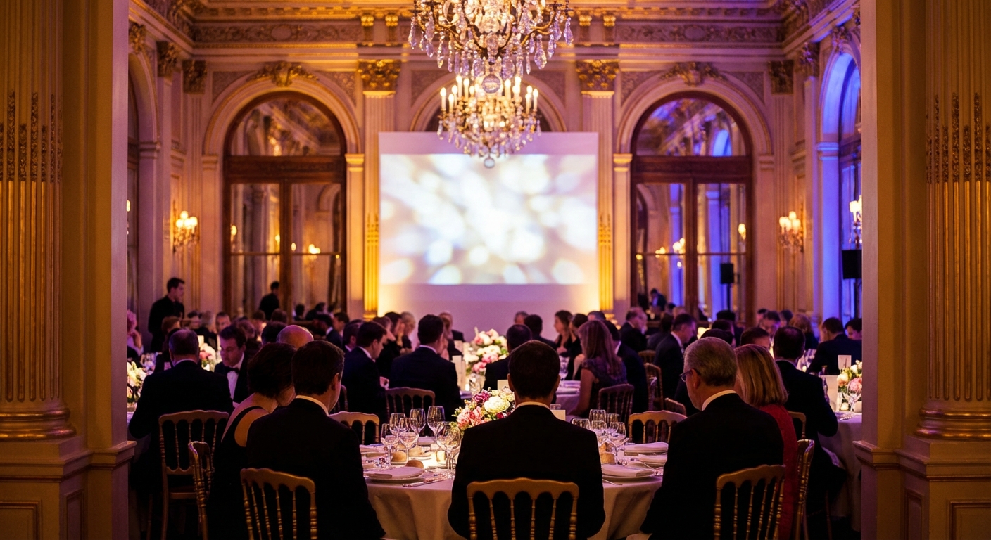 Gala entreprise Pavillon Cambon Paris - Projection mapping