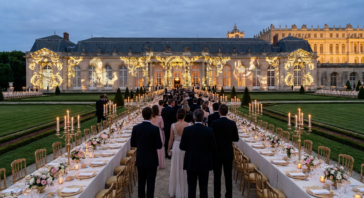 Mariage Orangerie Château de Versailles - Vidéoprojecteur