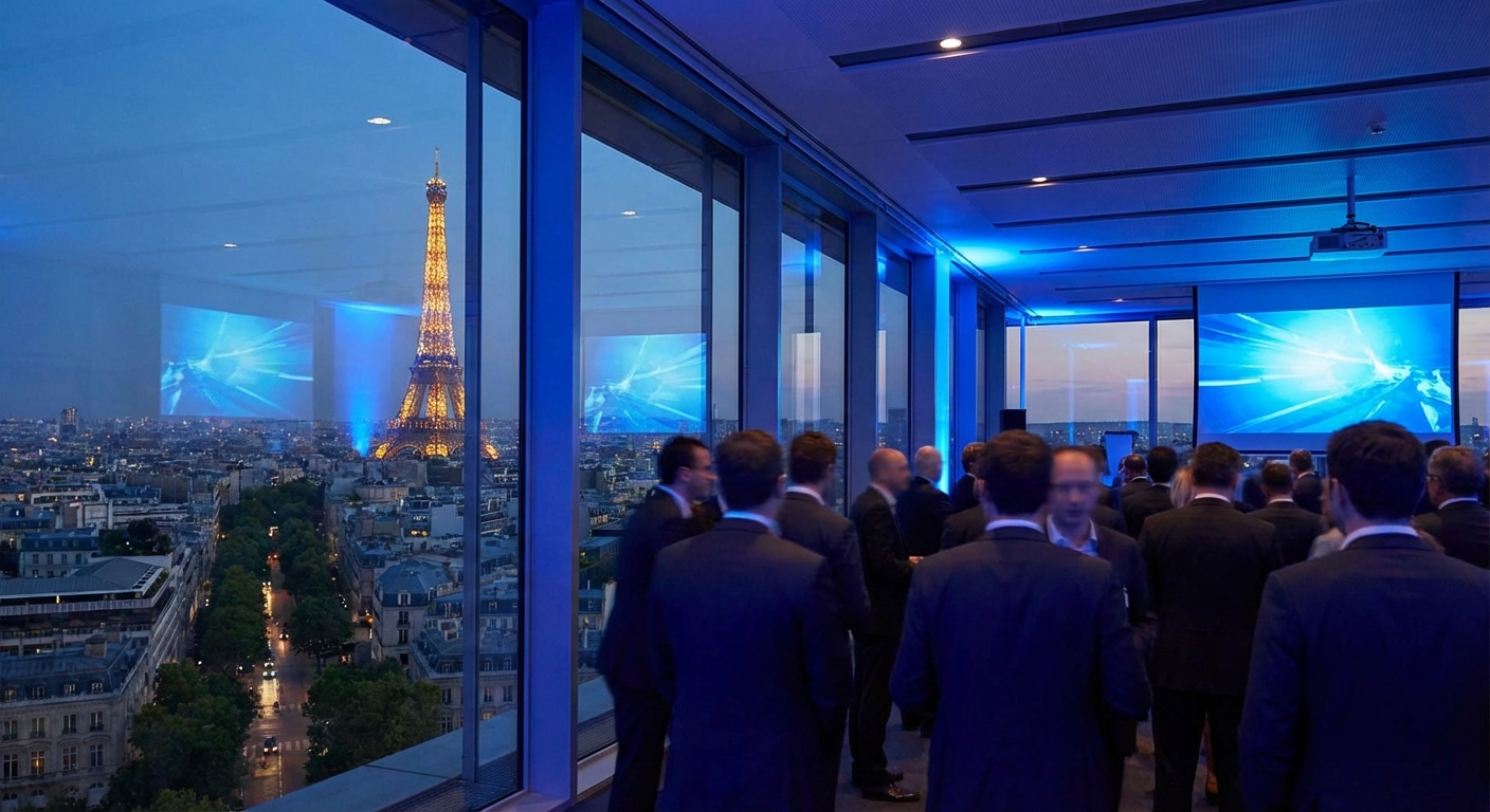 Location vidéoprojecteur Paris - Tour Eiffel et monuments parisiens